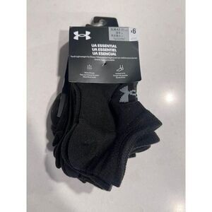 Under Armour Socks‎ youth boys black 13.5-4.5 new